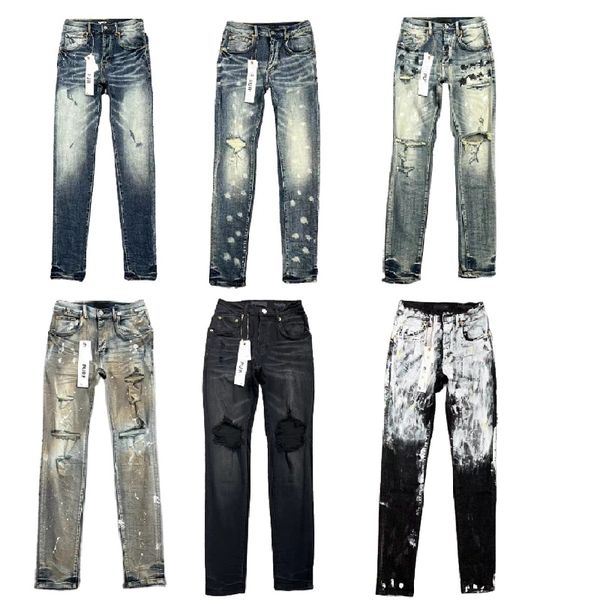 

designer jeans purple jeans designer pants slim fit ripped jeans retro casual outdoor sweatpants fashion jogger pure color fashion389, Blue