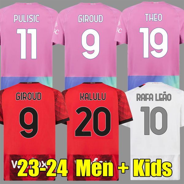 

23 24 ac milans soccer jerseys 2023 2024 football shirt, Black;yellow