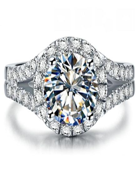 

beauty test positive 2ct 8mm de moissanite diamond ring s925 engagement jewelry for women1420943, Golden;silver