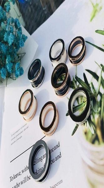 

original brand titanium steel ring for men and women porcelain ring wedding copy ring huanbao couple gift8517708, Silver