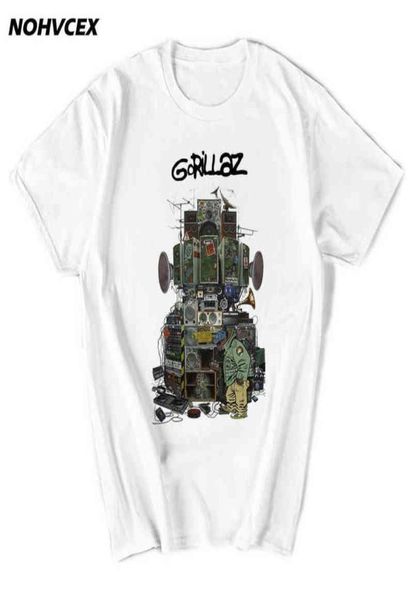 

gorillaz multi boomboxes shirt g1224012345678910112244239, White;black