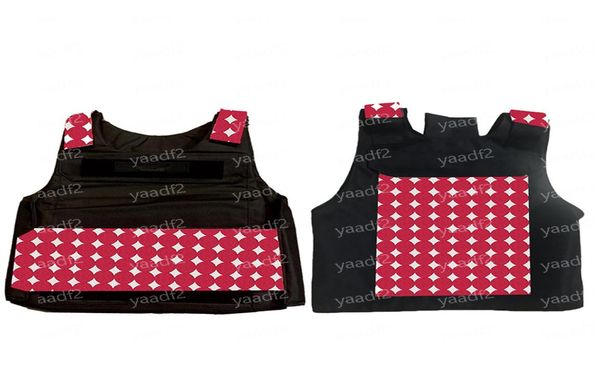 

classic letter flowers plate carrier leather design tactical vests for women men tide street outdoor protective vest cs game body 2568304, Black;green