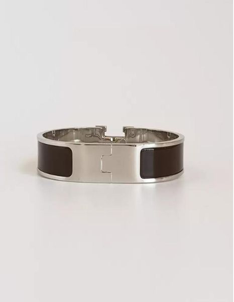 

women039s bangle design couple letter buckle enamel bracelets rose gold women039s mosaic diamond love color bangles fashion 3601758, Black