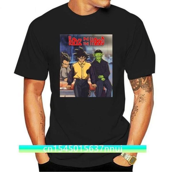 

dbz t shirt boyz in the hood tshirt short sleeves male tee shirt fun fashion 100 percent cotton 6xl printed tshirt 2207029380215, White;black