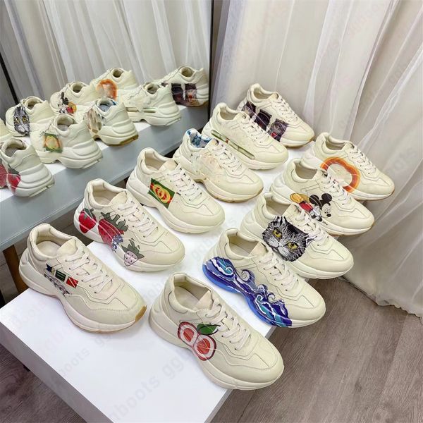 

casual shoes designer sneakers designer shoe multicolor sneakers beige men trainers vintage luxury chaussures ladies leather shoes sneaker, Black