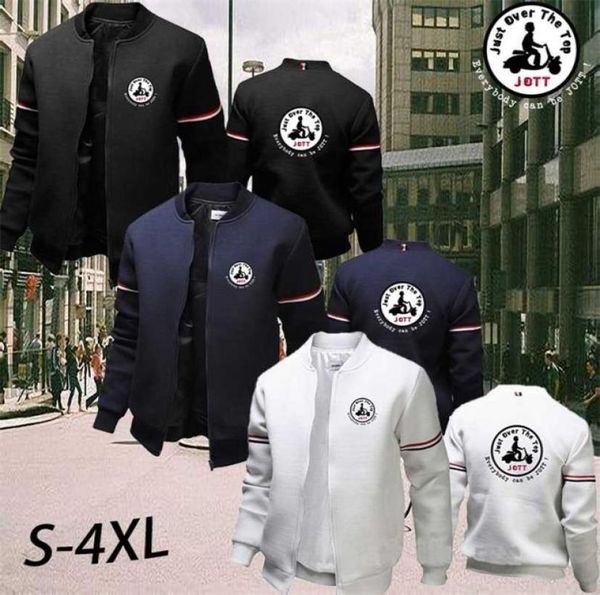 

fallwinter style jott printed casual large size solid color fashion slim men039s baseball jacket s4xl 2111103590704, Black;brown