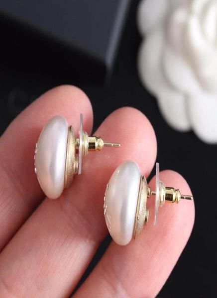 

fashion brand have stamps white designer earrings for lady women party wedding marry luxury jewelry engagement lovers gift with b5947445, Golden;silver