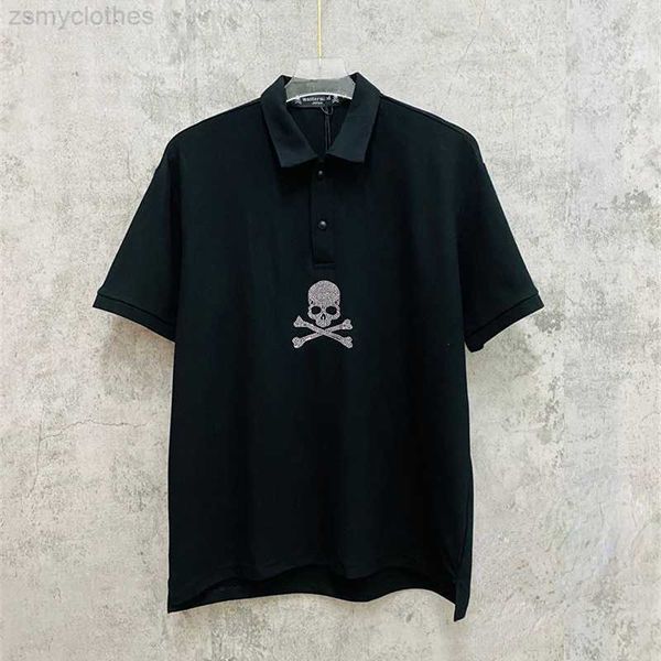 

men's t-shirts good quality stand collar mastermind world fashion shirts men 1 1 oversized mmj diamond half sleeve women tees t-shirts, White;black