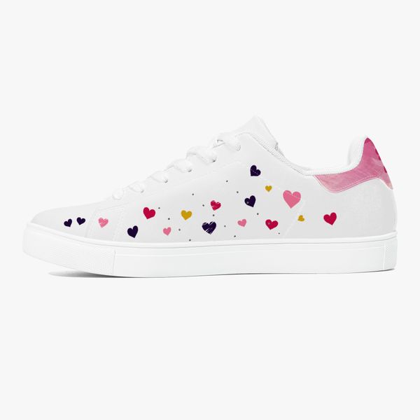 

low cut shoes fashion pink versatile casual shoes