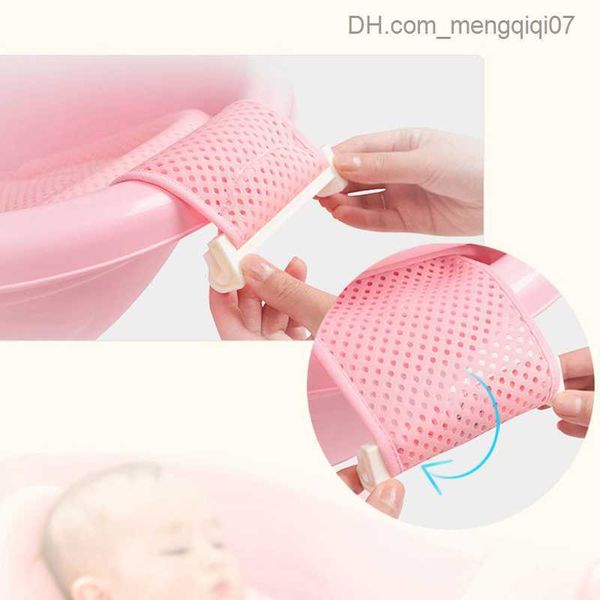 

bathing tubs seats newborn adjustable bathtub pillow cushion cross shaped non slip baby shower net cushion baby bathtub shower cradle bed z2