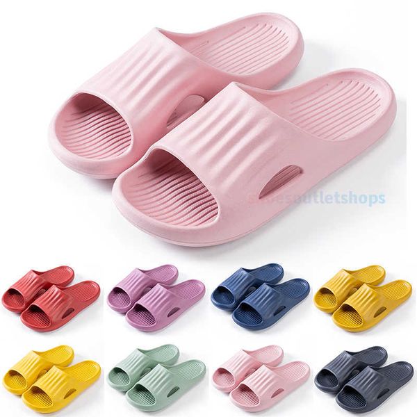 

mens shoes non-brand slippers 2021 women red lemon yellow green pink purple blue men slipper bathroom wading shoe eur 36-45427, Black