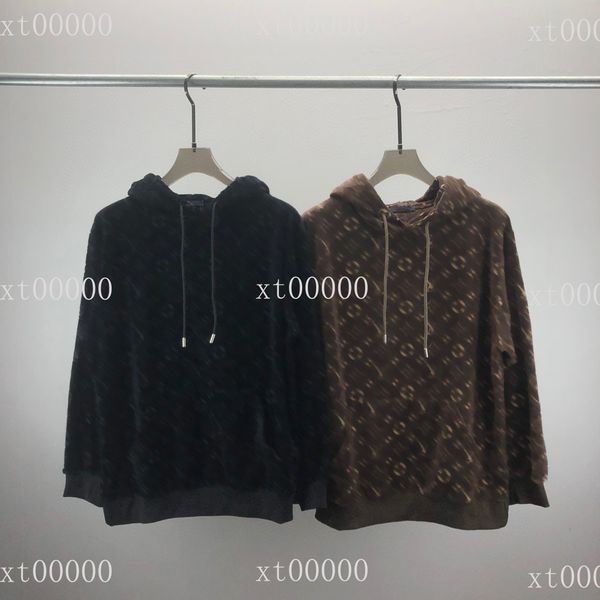 

mens designer sweaters hoodies famous hip hop men women hoodie street cotton loose fit sleeve sweatshirt womens casual round neck long sweat, Black;brown