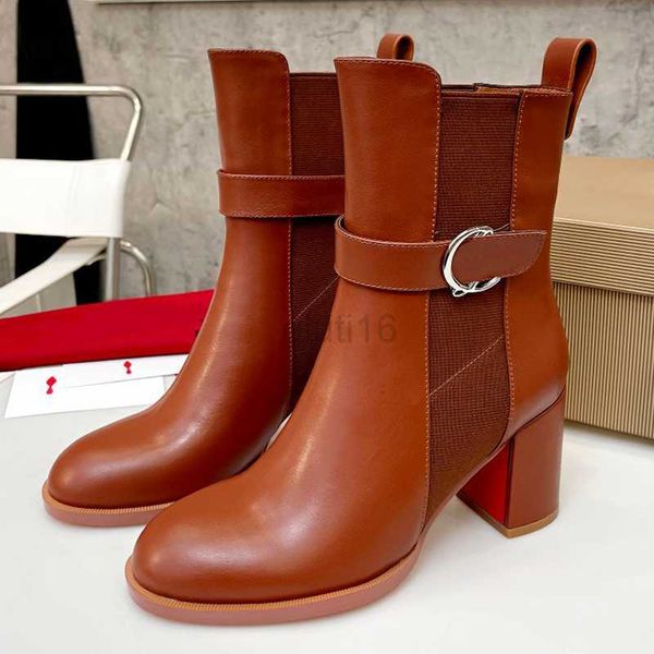 

boots luxury boots designer womens shoes quality leather australia ankle boot o texture women pumps fashion martins thick rbottom 7cm heeled, Black