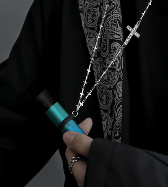 

necklace suitable for electronic eye y personalized accessories necklace male yue engraver relx chain female neck chain protec3938111, Silver