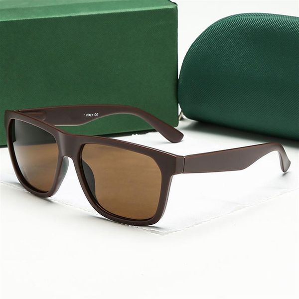 

mens and women luxury designer sunglasses glasses plate square frame brand retro polarized fashion sole optional with box247v, White;black