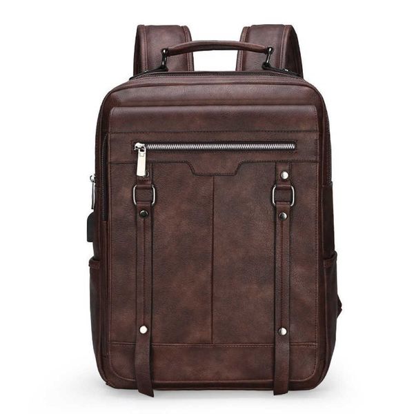 

men's leisure schoolbag single shoulder bag double shoulder bag men's backpack fashion popular travel backpack 230817