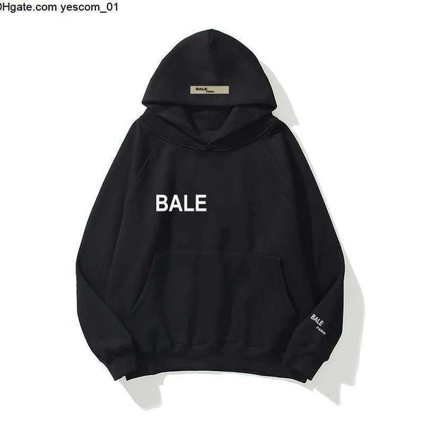 

hoodies designer men's sweatshirts loose fleece hooded for men and women high street casual oversized hoodies, Black