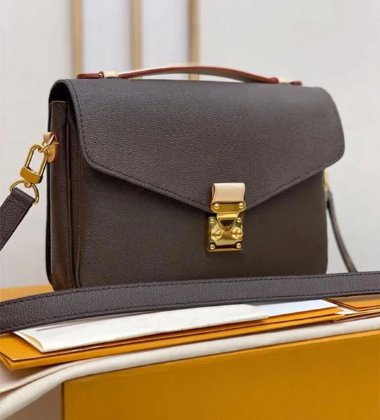 

handbag women shoulder bags quality genuine leather embossing totes woman cover envelope messenger bag purse date code with box dustproof se