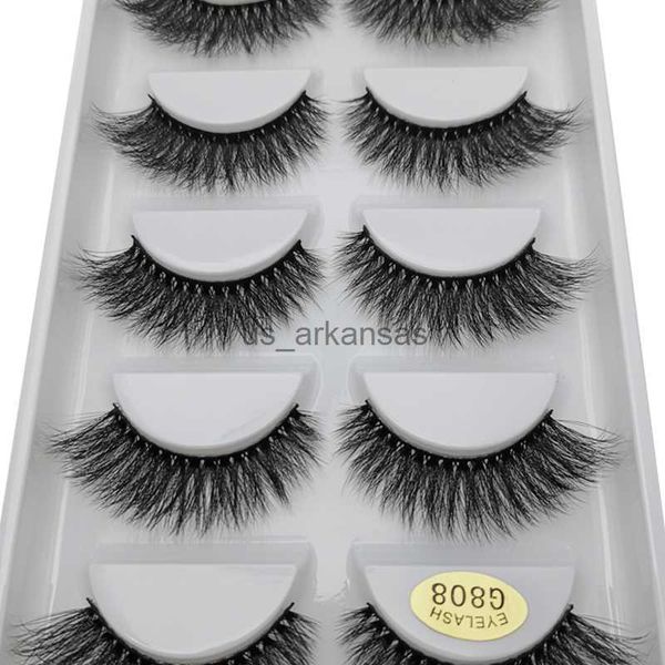 

false eyelashes 5/3pairs makeup eyelashes soft fluffy lashes false eyelashes dramatic 3d mink lashes lash extension make up 3d cilios faux c