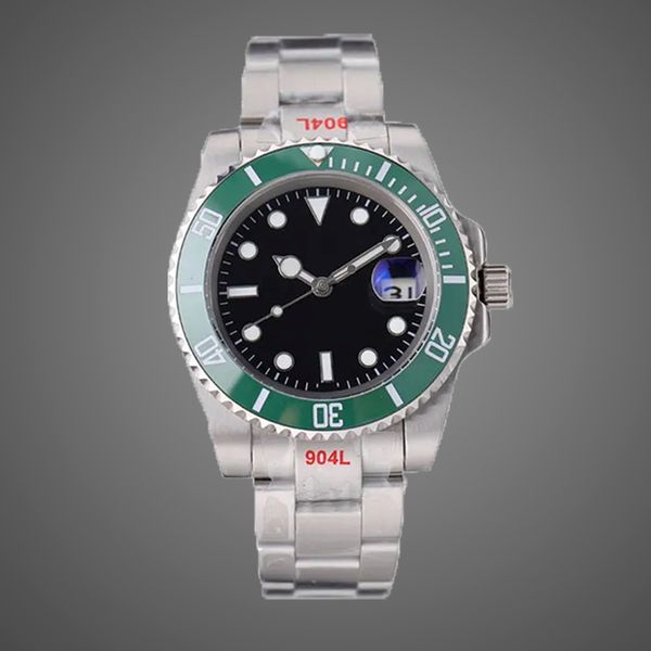 

professional mens watches factory waterproof luminous watch gift stainless steel mechanical watch quartz 2813 movement watchs relojes fashio, Slivery;brown