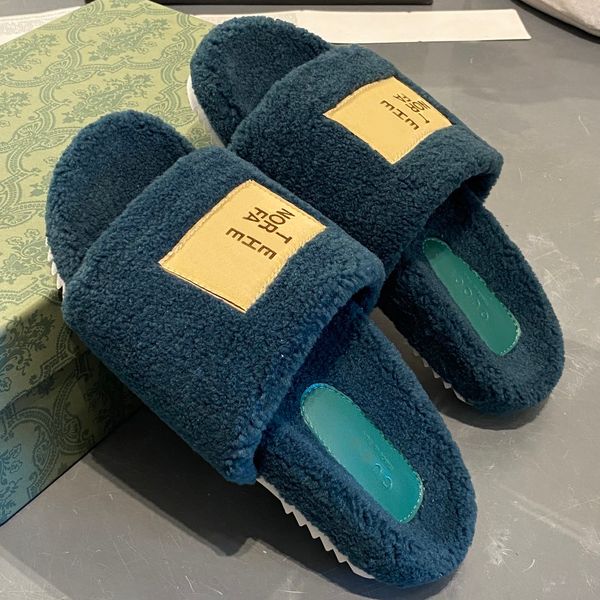 

slippers designer sandals pool pillow cozy mules women fashion slippers women fluffy style classic slippers luxury letter print slippers0002, Black