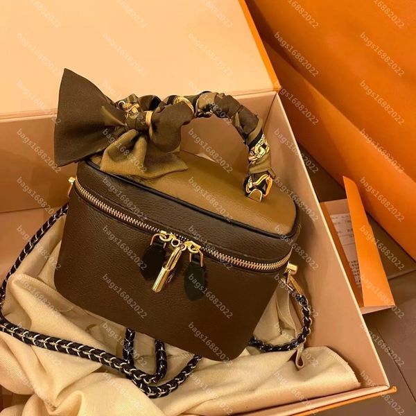 

Real Cowhide Nice Nano Vanity Bag Women One Shoulder Crossbody Bag Designer Handbag Flap Bag Hobo Flap Bag Leather Bag Messenger Bag, Box+dust bag+bubble wrap