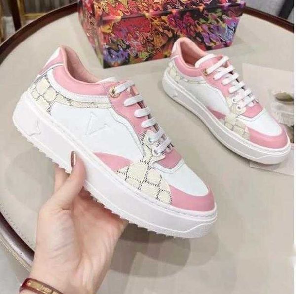 

fashion r shoes real leather handmade canvas multicolor gradient technical sneakers women famous shoe trainers, Black