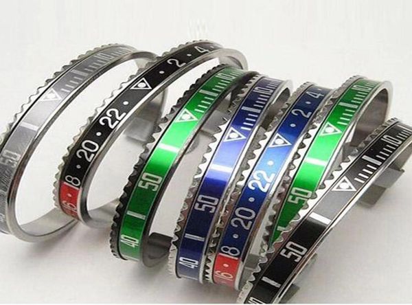 

bracelets original watches accessories water ghost dials with open gears titanium steel bracelet for men and women1689461, Black