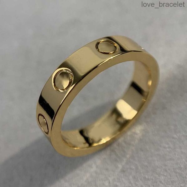 

love ring 3.6mm thin wedding ring couple gold plated 18k designer for woman for man quality official reproductions fashion luxury gift for e, Silver