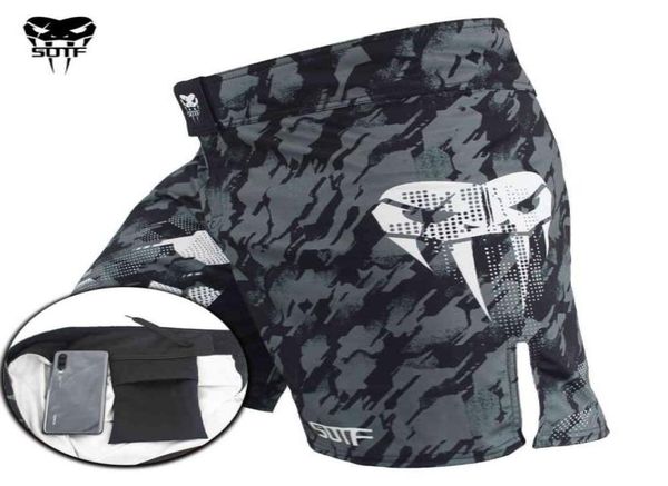 

sotf mma adults venomous snake camouflage men women geometric boxing shorts tiger muay thai mma shorts clothing fight sanda mma k74742885, White;black