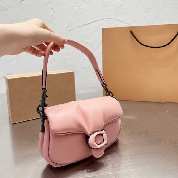 

shoulder bag baghandbag crossbody bags balck grey cream pink cross body soft handbags mini tabby pillow 26cm purses for women leather bags p