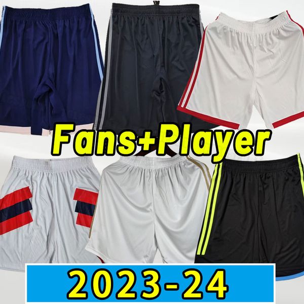 

23 24 smith rowe saka soccer shorts martinelli 2023 2024 football pants men kit odegaard nketiah g.jesus fabio arsen zinchenko jorginho home, Black;red