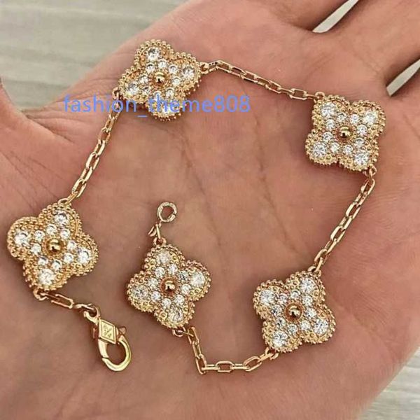 

2023 luxury designer charm bracelet clover pearl 4 pieces 18k gold necklace earrings wedding laser brand v0zn, Golden;silver