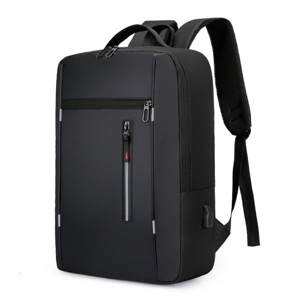 

school bags mens stylish backpack usb charging 156 inch lapmale book bag bagpacks waterproof men back pack 230817