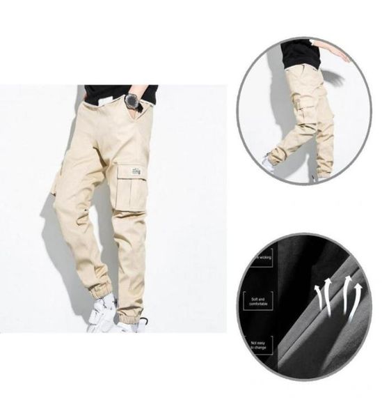 

men039s pants cold resistance great all match students trousers loose teenager side pockets for work8518043, Black