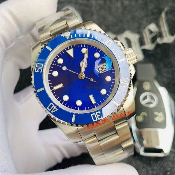 

mens watch designer automatic watch mens 41mm ceramic ring sapphire 2813 movement dial rotatable watch stainless steel band movement watches, Slivery;brown