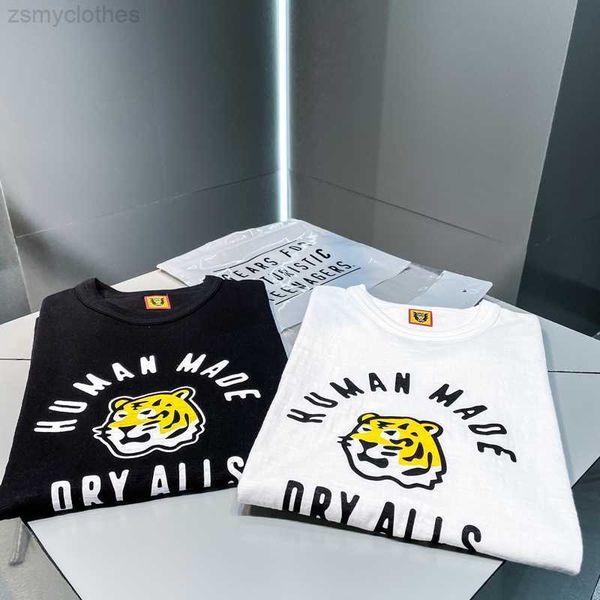 

men's t-shirts good quality human made tiger head fashion shirts men 1 1 human made harajuku tshirts women cotton tees new arrival 2022, White;black