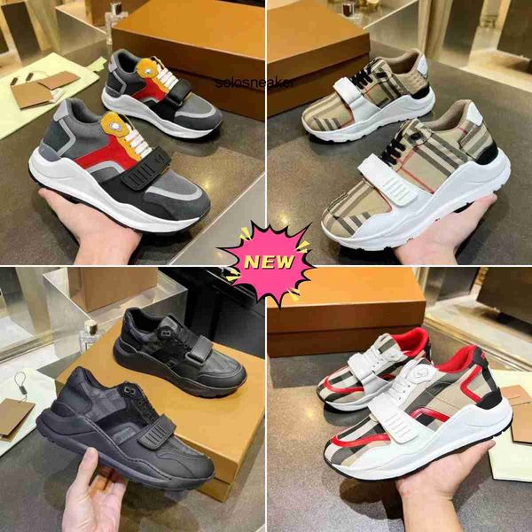 

trainer burberies burbreries train burberriness sneaker designer shades check cotton vintage sneakers platform striped season casual flats s