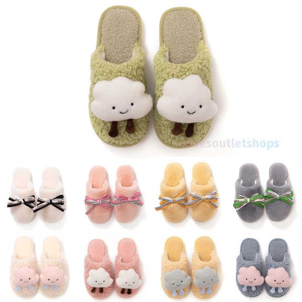 

slippers for women fur winter pink brown black grey snow slides indoor house outdoor girls ladies furry slipper flats shoes size857 ry