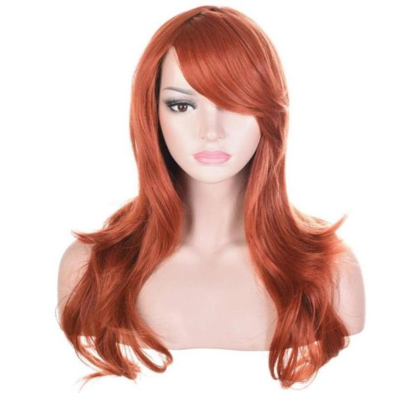 

wigs 23 inches long human hair big wavy human hair lace front wigs for cosplay costume halloween party20541132927780, Black