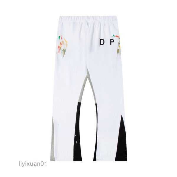 

galleries dept pants shorts jeans pants sweatpants speckled classic letters print men women couple loose versatile casual straight mywz, Blue