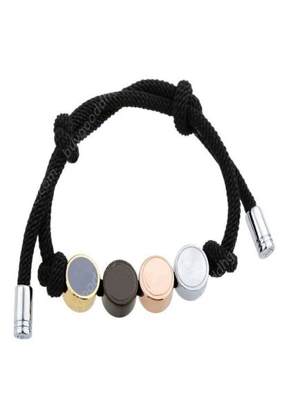 

luxury designer bracelet love bangle mens womens charming friendship lovers stainless steel beaded adjustable 6 colors yoga couple7574762, Golden;silver