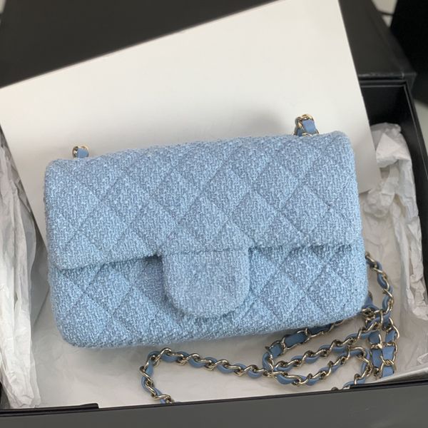 

10a original quality luxury flap bag crossbody bag 20cm woman shoulder bag with box