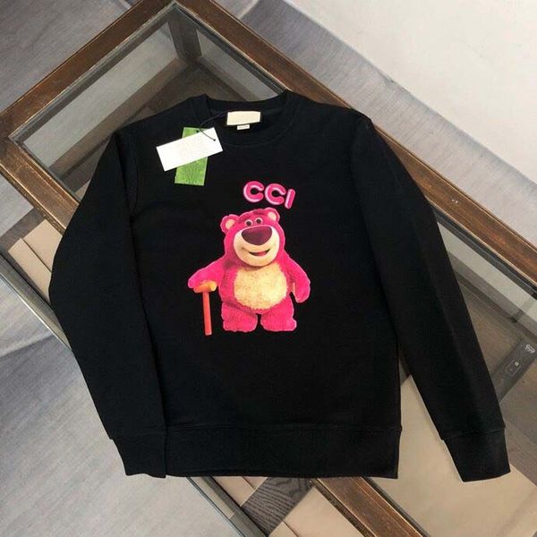 

2023s autumn and winter craft jacquard letter logo fashion long sleeve sweater student casual fleece hoodie x43, Black;brown