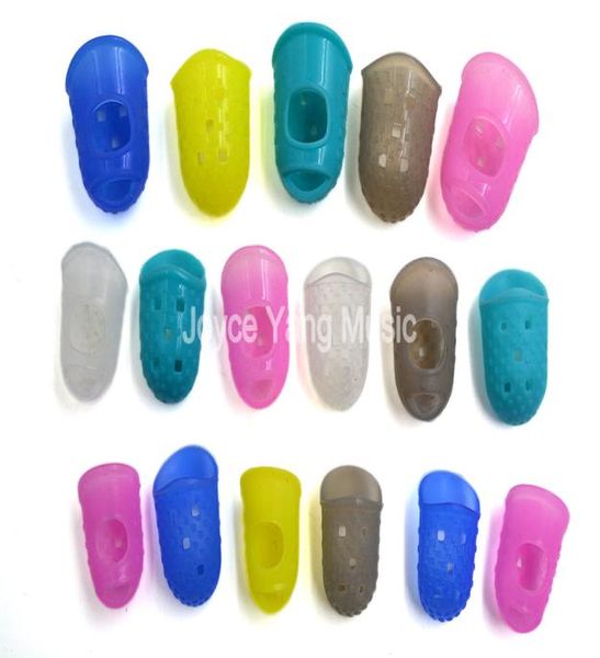 

30pcs silicone guitar thumb finger picks protector fingertip thimble finger guard safety protect s m l5300821