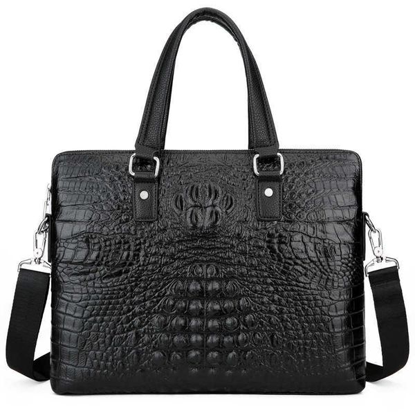 

men's bag leather briefcase men's handbag business first layer leather leisure men's single shoulder bag 230817