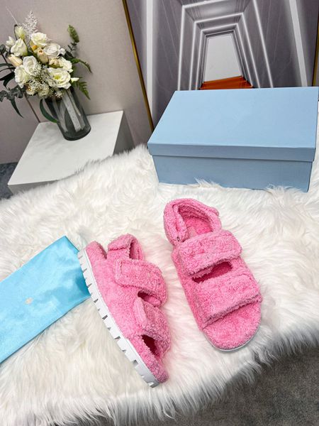 

designer sandals sandal slippers women suede leather slides luxury orans slide slippers blue green canvas beige sable womens 0702, Black