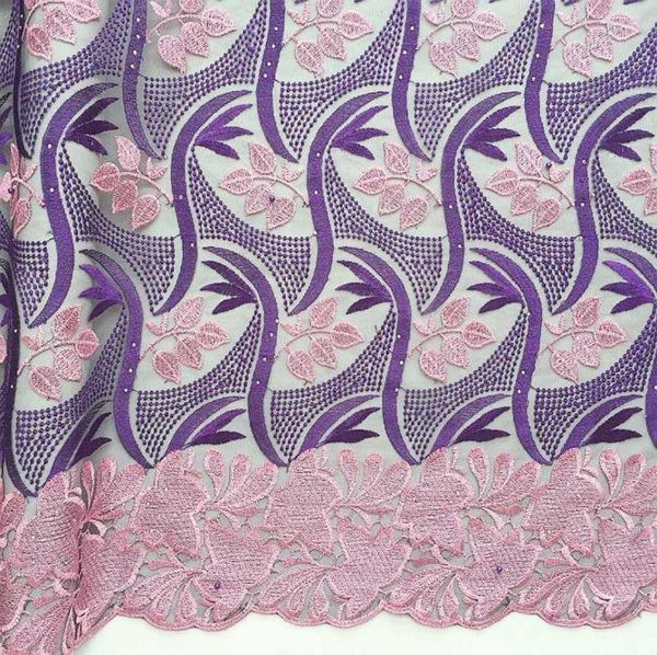 

bridal french lace beaded peach magenta lilac laces fabric african nigeria lace swiss material cord for nigerian party8772723, Black;white