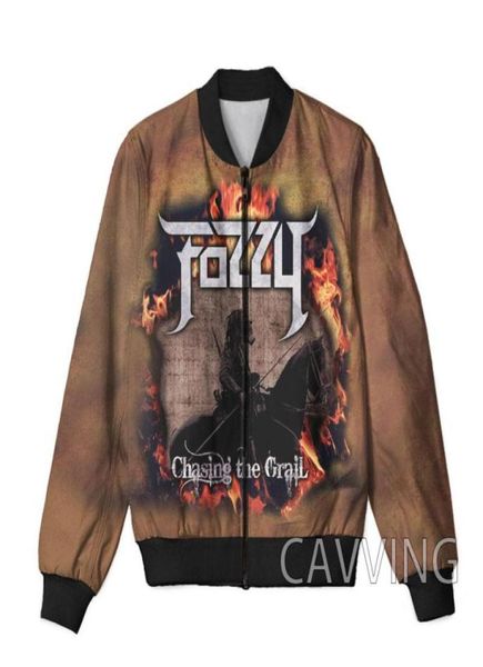 

men039s jackets fashion womenmen39s 3d print fozzy rock zipper bomber men overcoat mens coat zip up jacketsmen039s5127412, Black;brown