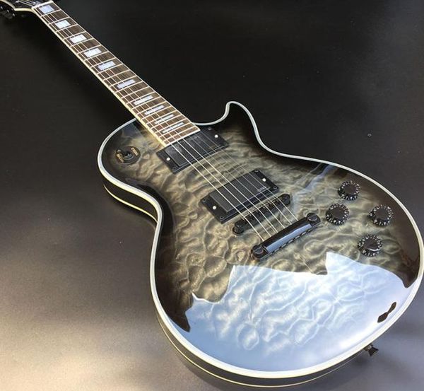 

highquality 6string electric guitar active pickup solid mahogany body rose fingerboard large flower decoration chromeplate8596458